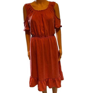 Beautiful open shoulders Ruffle Sleeves and Lauren Conrad Dress women size M